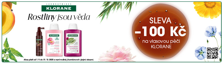 GigaLekáreň.sk - Klorane sleva 100 Kč na vlasy