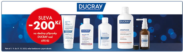 GigaLekáreň.sk - Ducray sleva 200 Kč nad 690 Kč