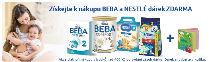 GigaLekáreň.sk - Nestlé BEBA nad 400 Kč dárek knížečka jako dárek