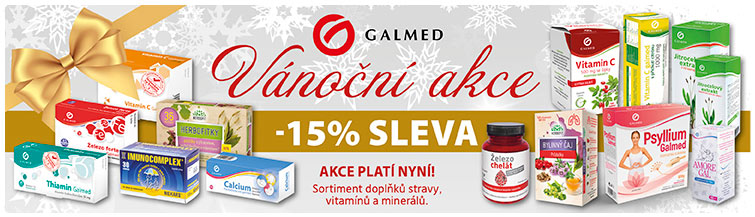 GigaLekáreň.sk - GALMED vánoční akce -15 %