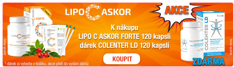 GigaLekáreň.sk - Colenter LD 120cps k Lipo C Askor 120cps jako dár