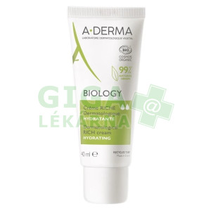 A-DERMA BIOLOGY Výživný hydratačný krém 40ml