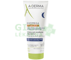 A-DERMA Exomega CONTROL Regenerační emolienční noční krém 200ml