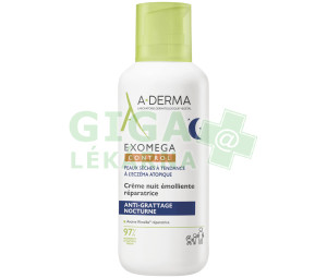 A-DERMA Exomega CONTROL Regenerační emolienční noční krém 400ml