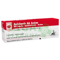 Aciclovir AL krém 2g