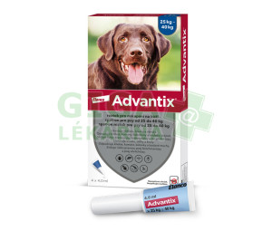 Advantix pro psy spot.on.nad 25kg a.u.v.4x4ml