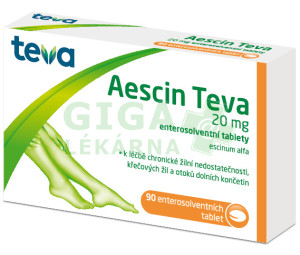 Aescin-Teva por.tbl.ent. 90x20mg