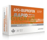 Obrázek Apo-Ibuprofen Rapid 400mg 20 měkkých tobolek