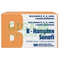 B-komplex Sanofi 100 tablet