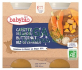 BABYBIO Mrkev dýně rýže 2x200g