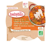 BABYBIO mrkev-vepř.maso-čočka-bram-past.15m+ 260g