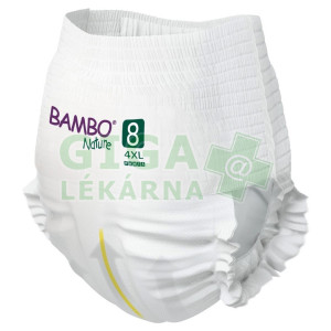 Fotka Bambo Nature Pants 8 navl.pl.kalhotky 19+ kg 16ks Obrázek Bambo Nature Pants 8 navl.pl.kalhotky 19+ kg 16ks
