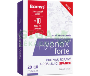 Barnys HypnoX forte tbl.20+10 ZDARMA