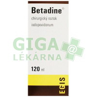 Betadine - chirurgický roztok 120ml (hnědý)