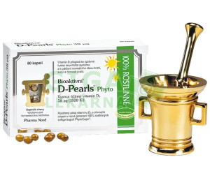 Bioaktivní D-Pearls Phyto 38mcg cps.80