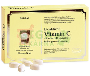 Bioaktivní Vitamin C+Kalcium pH neutrální tbl.30
