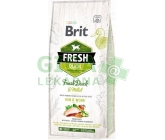 Brit Fresh Dog Duck & Millet Active Run & Work 12kg