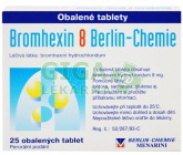 Obrázek Bromhexin 8 - 25 tablet Berlin-Chemie