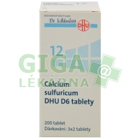 Calcium sulfuricum DHU 200 tablet D6 (No.12)