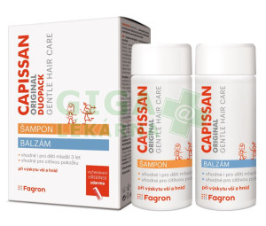 Capissan Original Duopack šampon+balzám při výskytu vší a hnid 2x200ml Fagron