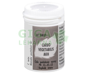 Carbo vegetabilis AKH por.tbl.60