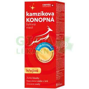 Cemio Kamzíkova konopná masť hrejivá 200ml darček