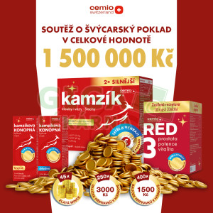 Obrázek Cemio Kamzíkova konopná mast hřejivá 200ml dárek