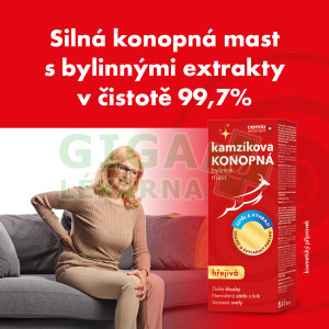 Obrázek Cemio Kamzíkova konopná mast hřejivá 200ml dárek