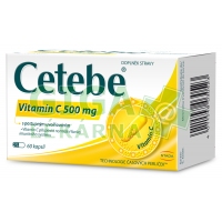 Cetebe vitamin C 500mg cps.60