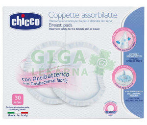 Chicco Tampóny antibakteriální do podprsenky 30ks