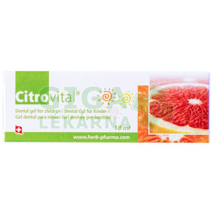 Obrázek Citrovital dentální gel pro děti 18ml