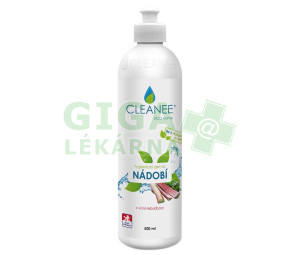Cleanee Eko hygienický gel na nádobí s vůní rebarbory 500ml