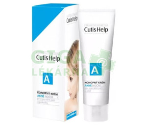 CutisHelp AKNÉ konopný krém noční 30ml