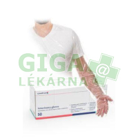 CVET Rukavice jednor. dlhé supersoft. s náram. 50ks