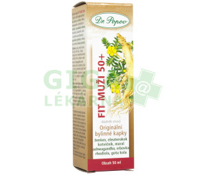 Dr.Popov Kapky bylinné Fit muži 50+ 50ml