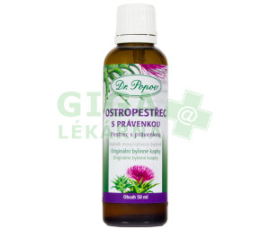 Dr.Popov Kapky bylinné Ostropest.s právenkou 50ml