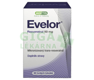 Evelor Resveratrol 50 mg tob.90