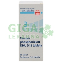 Ferrum phosphoricum DHU 80 tablet D12 (No.3)