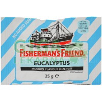 Fishermans friend bonbóny dia eukalyptové 25g modré