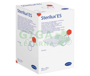 Gáza kompr.ster.Sterilux 7.5x7.5cm/8vrs./25x2ks
