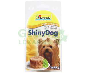 Gimdog ShinyDog konz. tuňák+hovězí 2x85g