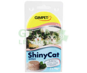 Gimpet ShinyCat Kitten konz. kuře 2x70g
