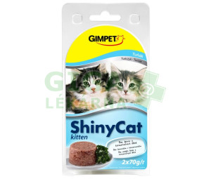Gimpet ShinyCat Kitten konz. tuňák 2x70g