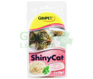 Gimpet ShinyCat konz. krab+kuřecí 2x70g