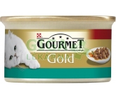 Gourmet Gold cat konz.-k.masa losos a kuře 85g