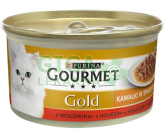 Gourmet Gold cat konz. Sauce Delight Minifiletky hovězí 85g