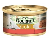 Gourmet Gold cat konz.-Savoury Cake hovězí,rajče 85g