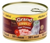 GRAND konz. Superpremium kočka kuřecí 405g