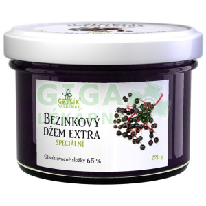 Grešík Bezinkový džem extra Špeciálny 220g