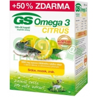GS Omega 3 Citrus+D3 cps.100+50 ČR/SK